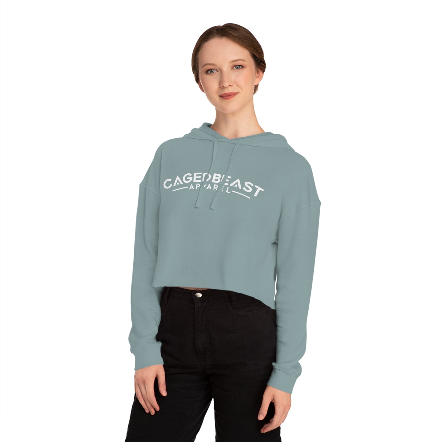 Caged Beast Women’s Crop Top Hoodie