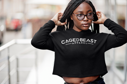 Caged Beast Women’s Crop Top Hoodie