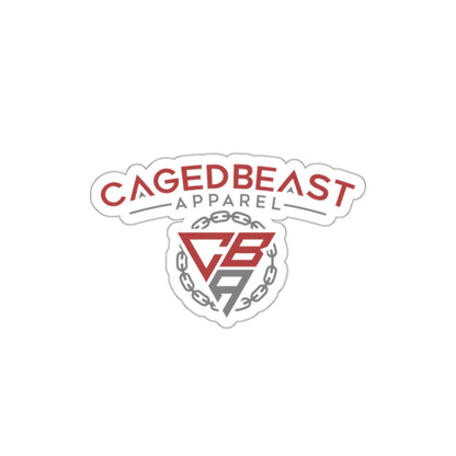 Caged Beast Apparel Sticker.