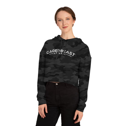 Caged Beast Women’s Crop Top Hoodie